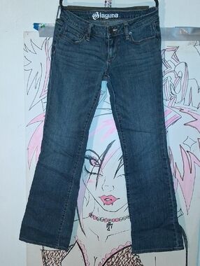 Laguna Dark Blue Flare Jeans